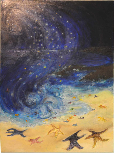 starfish shower